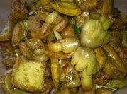 Gambar jamur merang tempe