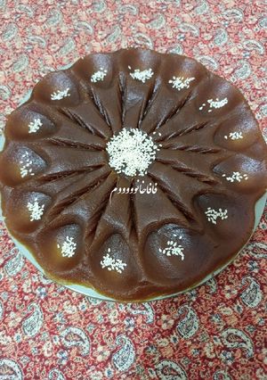 عکسی از دستور حلوا شیره خرما