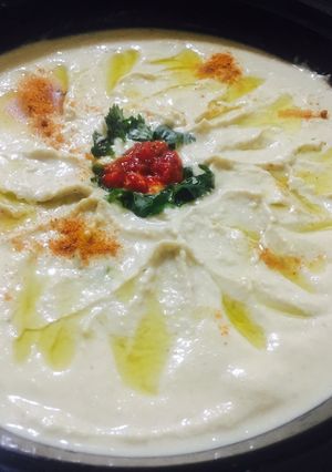 صورة لوصفة حمص منزلي