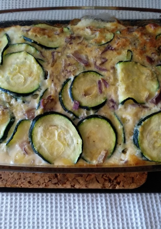 Una foto de Pastel de calabacín al horno