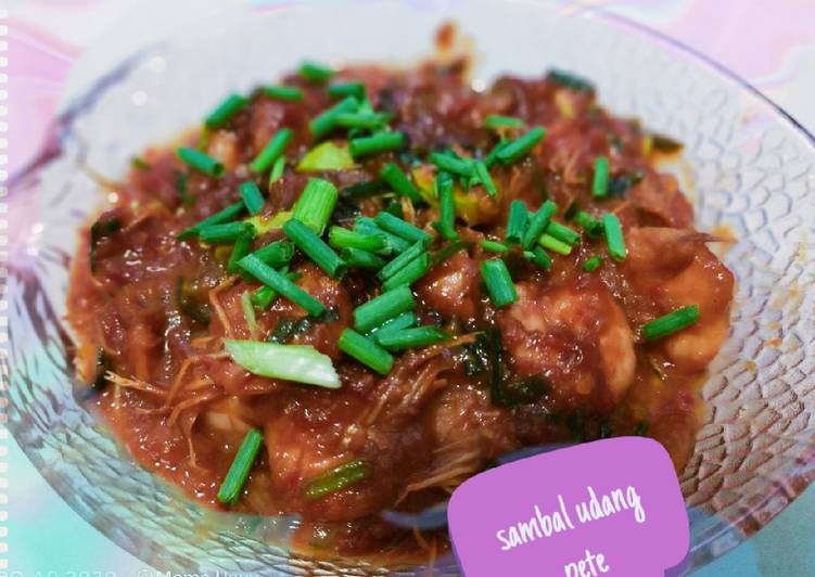 Resep Sambal udang pete yang Enak