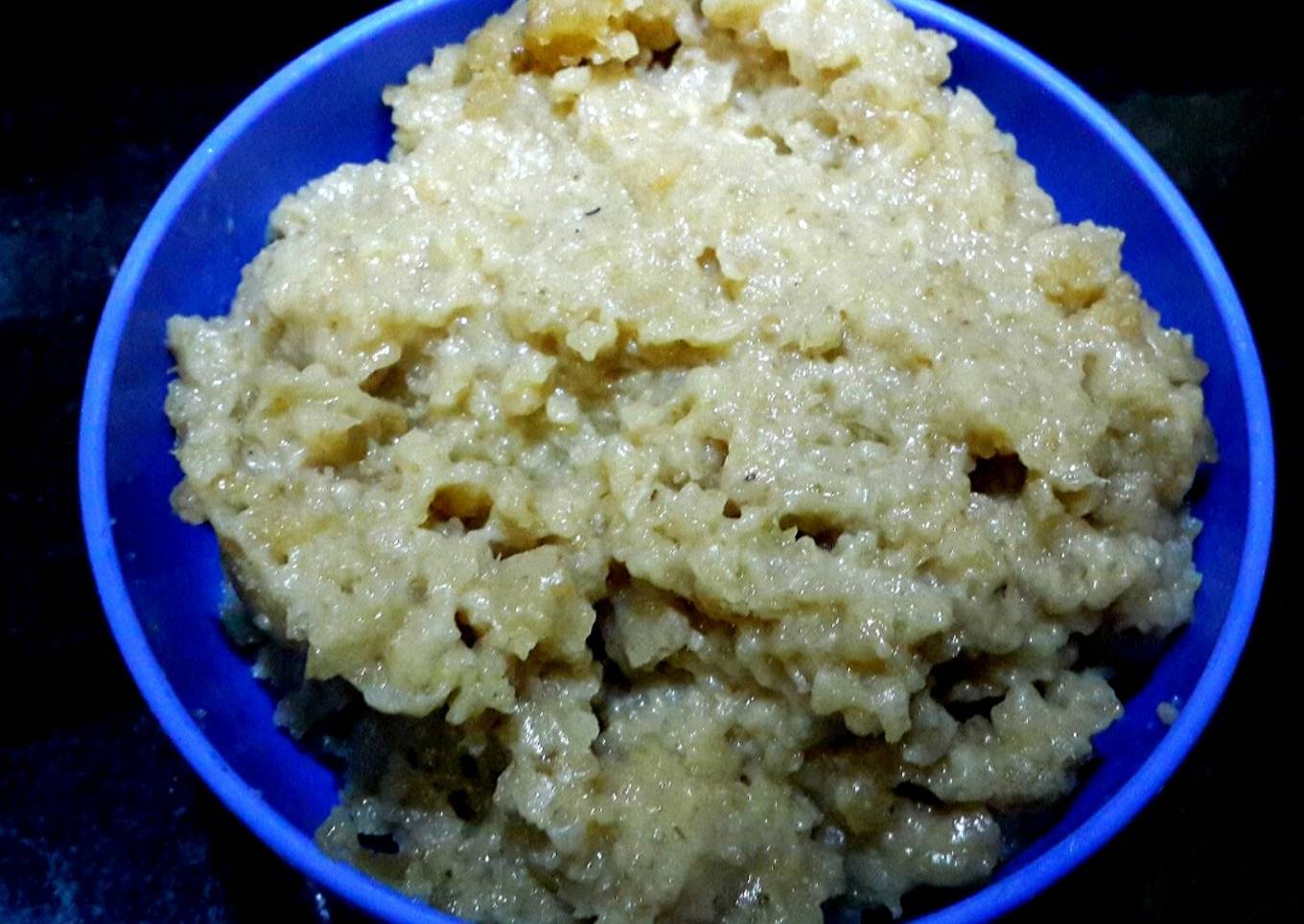 Healthy Wheat Halwa for kids