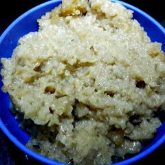 A picture of Healthy Wheat Halwa for kids.