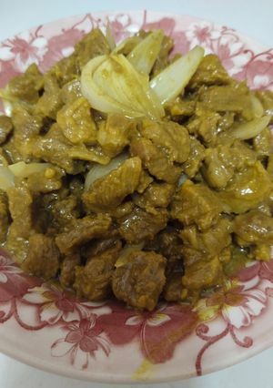 Gambar Daging Goreng Kunyit