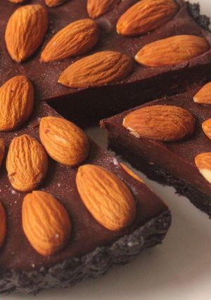 Una foto de Mini tarta rápida de chocolate intenso