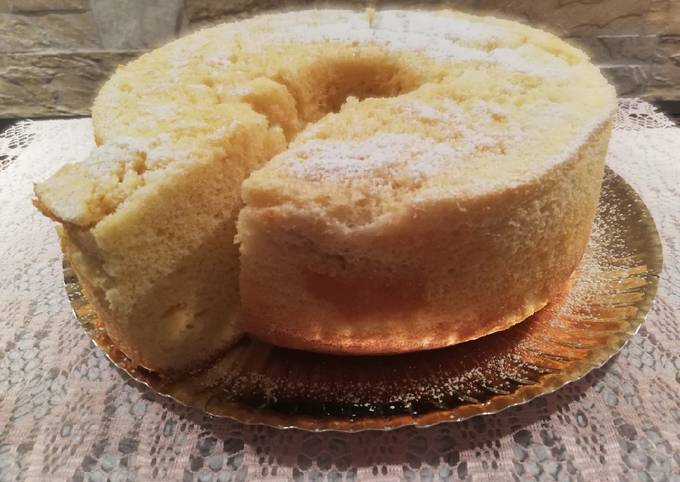 La torta flufflosa(chiffon cake)