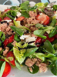 Una foto de Ensalada de fresas