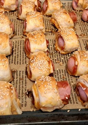 Leveles-virslis falatkák recept fotója