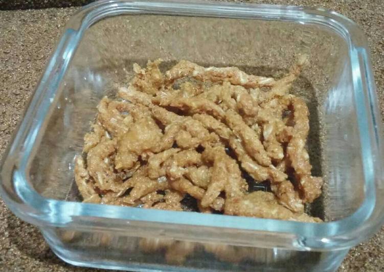 Stik tulang ikan - edisi cemilan anak autis