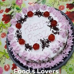 Black forest cake(Pakistani cuisine) A picture of Black forest cake(Pakistani cuisine).