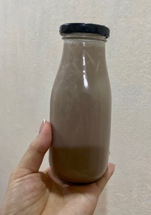 Hình của món Sữa đậu đen- nước cốt dừa.