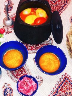 عکسی از دستور گوشت لوبیا کاشان