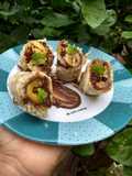 Mango chocrunchy bread roll
