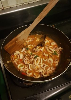 Foto resep Cumi pedas manis