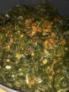 Foto resep 11. Tumis daun singkong