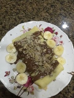 صورة لوصفة الكريب بالفراوله والموز