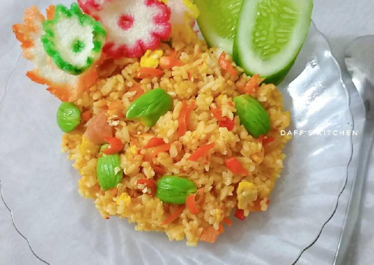 {Resep Nasi Goreng Pete🥒 Untuk Pemula