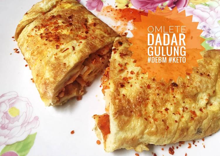 Resep Omlete dadar gulung #DEBM Anti Gagal