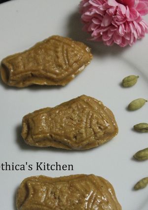 A picture of Date Palm Jaggery Sandesh.