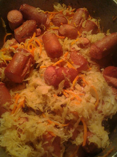 A picture of Sweet and sour hotdog casserole.
