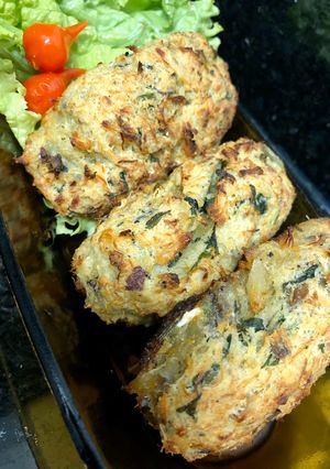 Foto de Bolinho de bacalhau de batata doce