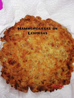 Una foto de Hamburguesas de Lentejas