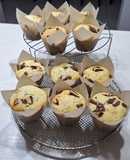 Muffins de Vainilla con chips