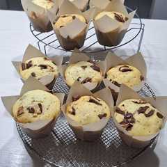 Una foto de Muffins de Vainilla con chips
