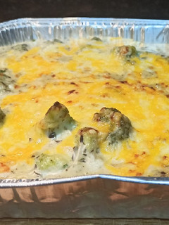 Una foto de Brócoli con bechamel de cebolla y champiñones Thermomix