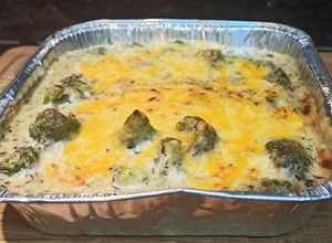 Foto principal de Brócoli con bechamel de cebolla y champiñones Thermomix