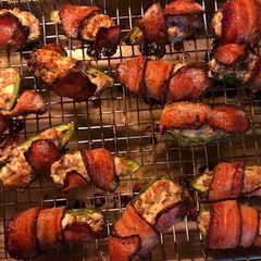 A picture of Jalapeno Bacon Wrapped Poppers.