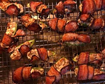 Easy Recipe Jalapeno Bacon Wrapped Poppers Delicious