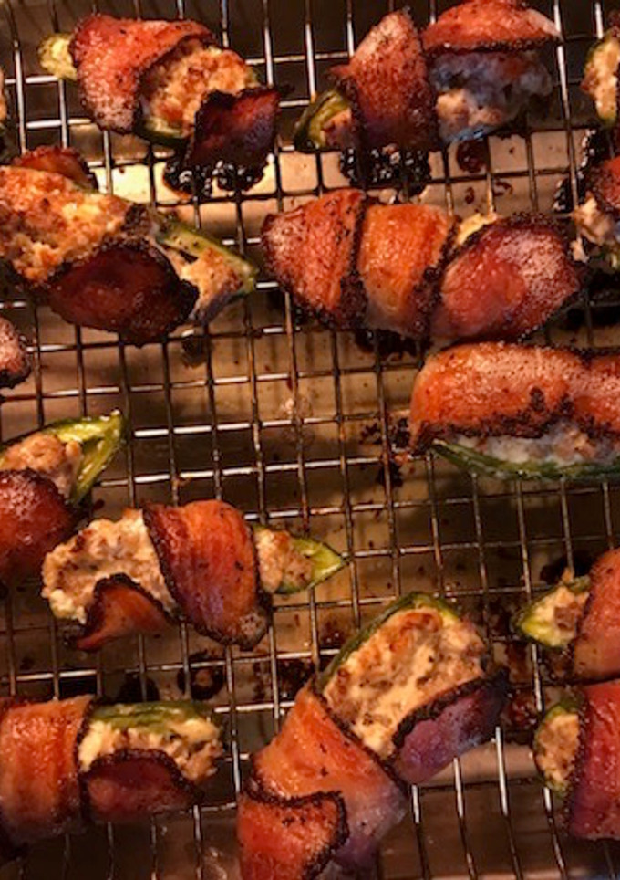 A picture of Jalapeno Bacon Wrapped Poppers.