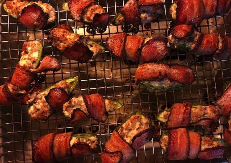 Easiest Way to Make Jalapeno Bacon Wrapped Poppers in 25 Minutes at Home