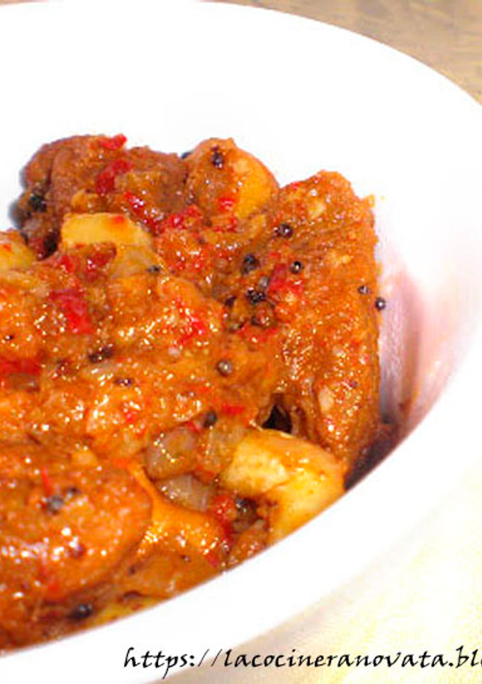 Una foto de Cerdo vindaloo {una receta indiade Goa}