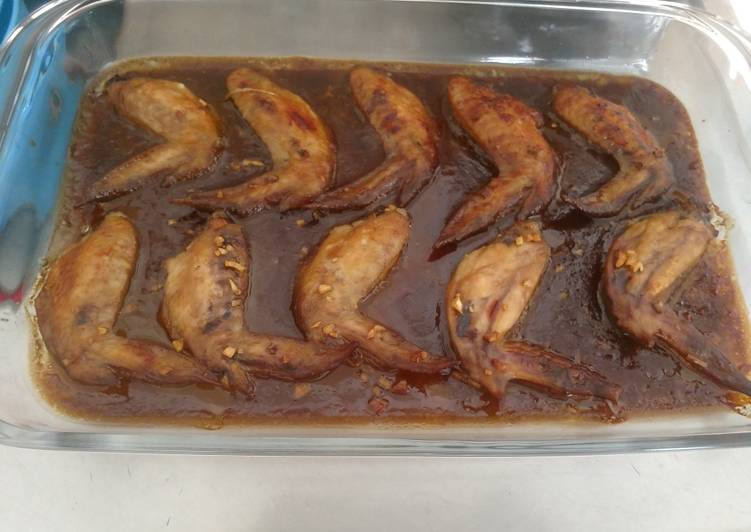 Asinhas de frango com molho de mostarda com mel! - Tudogosreceitas