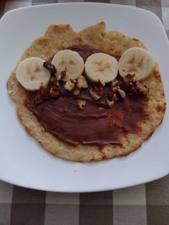 Una foto de Panqueques de avena