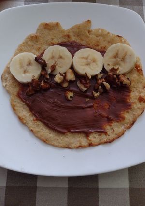 Una foto de Panqueques de avena
