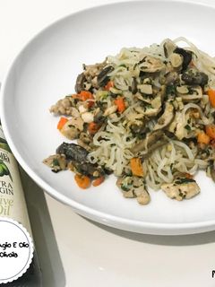 Foto resep Shirataki Aglio E Olio With Olivoila