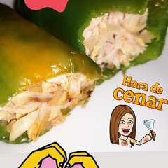 Una foto de Pimientos rellenos al horno