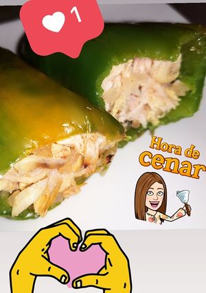 Una foto de Pimientos rellenos al horno