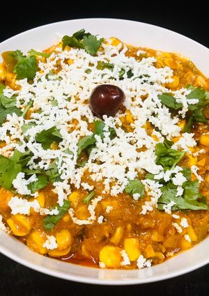 A picture of Corn capsicum Masala.