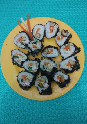 Foto resep Kimbab simple ala anak kost