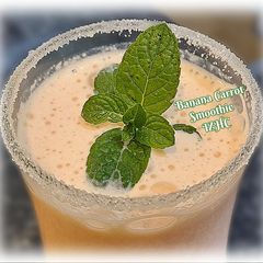 A picture of 🍹🍌🥕Banana Carrot Smoothie🥕🍌🍹.