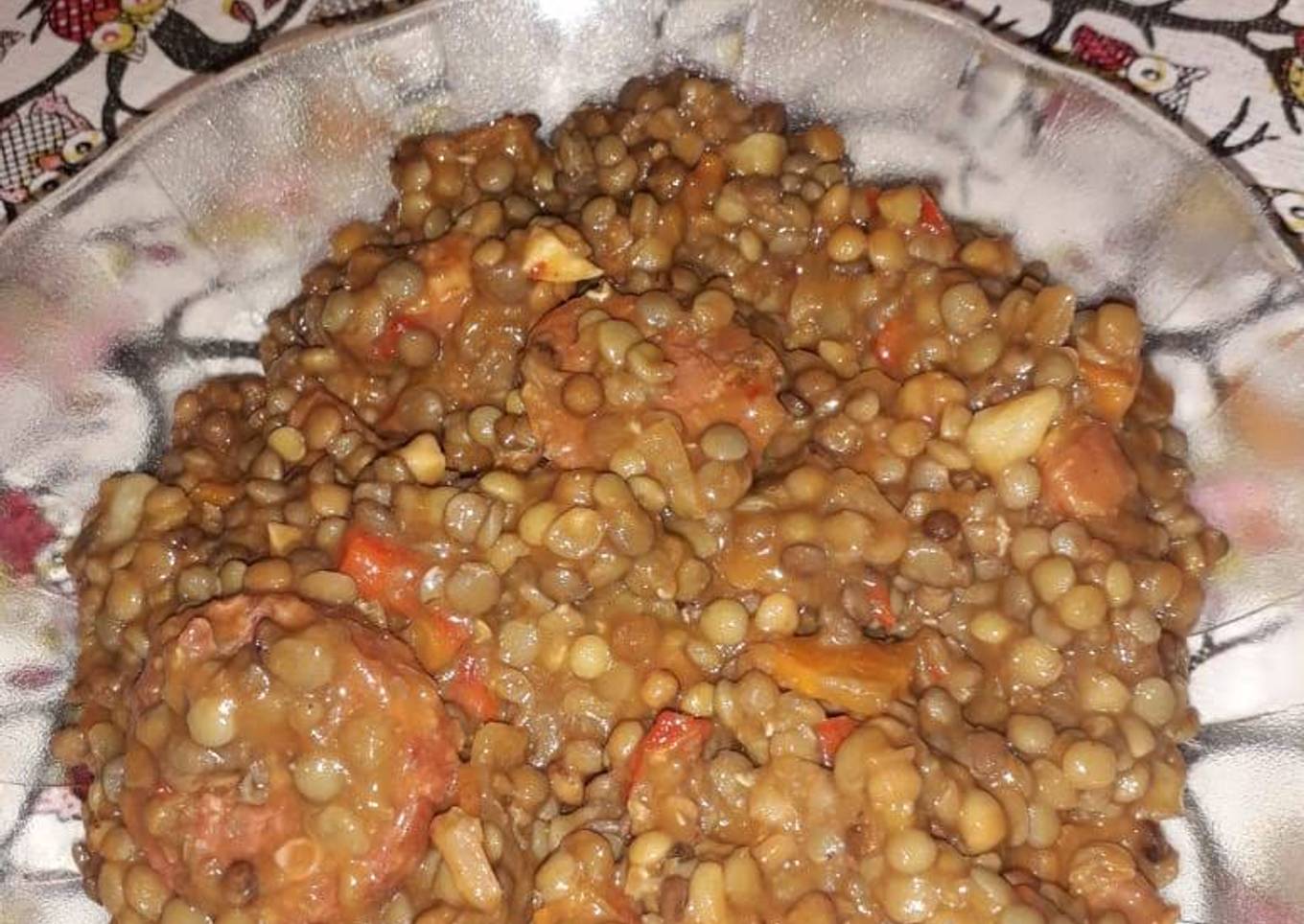 Guiso de lentejas