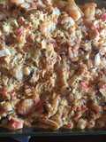 Salmón frutos del mar