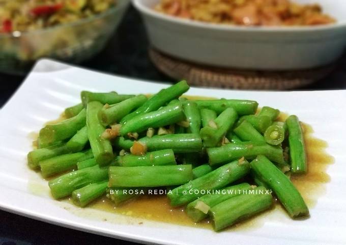 Ternyata begini lho! Resep buat Buncis Ca Bawang Putih dijamin istimewa