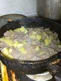 Picadillo de pavo a lo cubano
