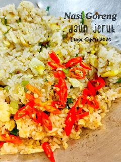 Foto resep Nasi Goreng Daun Jeruk