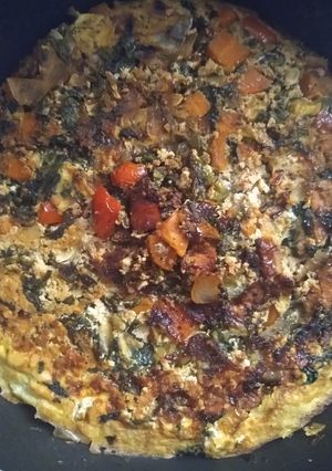 Una foto de Tortilla de verduras